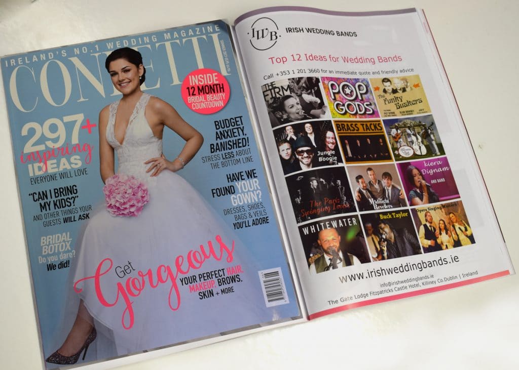 Top Irish Wedding Bands Featured In Hit Wedding Magazine